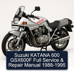 1988-1995 Suzuki Katana Models 600 GSX600F Service Repair Workshop Manual PDF