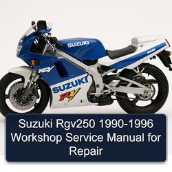 1990-1996 Suzuki RGV250 Service Repair Workshop Manual PDF