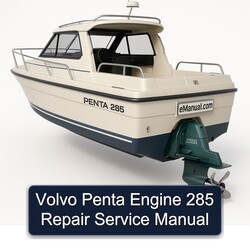 Volvo Penta Engine 285 Service Repair Workshop Manual PDF