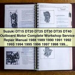 1988-2003 Suzuki DT15-40 Outboard Motor ( - ) Service Repair Workshop Manual PDF