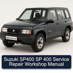 Suzuki SP Series SP400 400 Service Repair Workshop Manual PDF