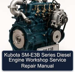 Kubota SM-E3B Series Diesel Engine Service Repair Workshop Manual PDF