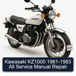 1981-1983 Kawasaki KZ Series KZ1000 - All Service Repair Workshop Manual PDF
