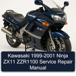 1999-2001 Kawasaki Ninja ZX11 ZZR1100 Service Repair Workshop Manual PDF
