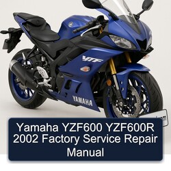 2002 Yamaha YZF Models YZF600 YZF600R Service Repair Workshop Manual PDF