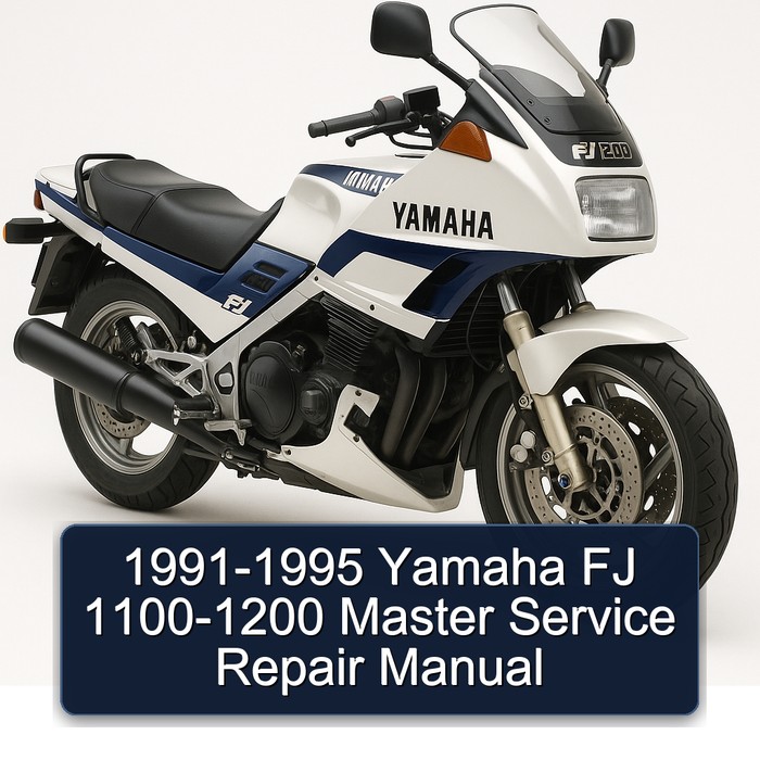 1991-1995 Yamaha FJ Models 1100-1200 Master Service Repair Workshop Manual PDF
