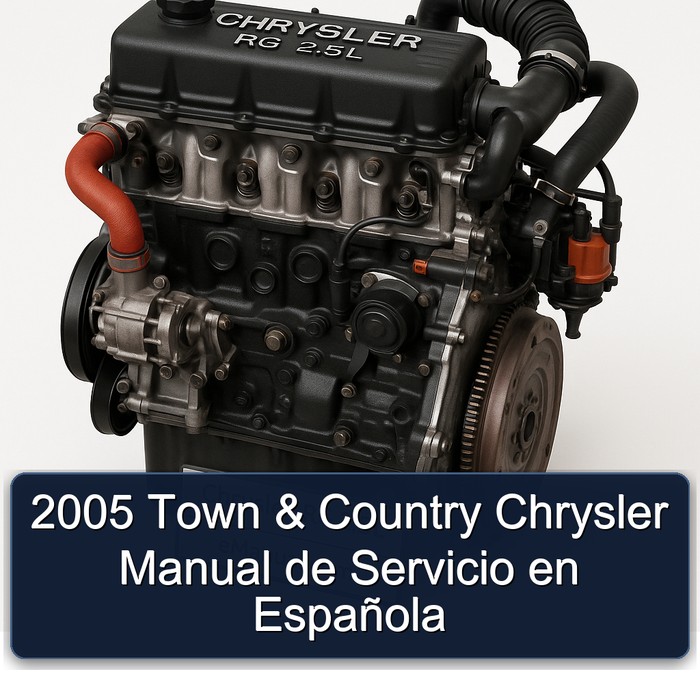 2005 Chrysler RG 2.5l Town Country De Servicio En Española Service Repair Workshop Manual PDF