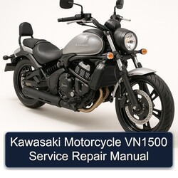 Kawasaki Motorcycle VN1500 Service Repair Workshop Manual PDF