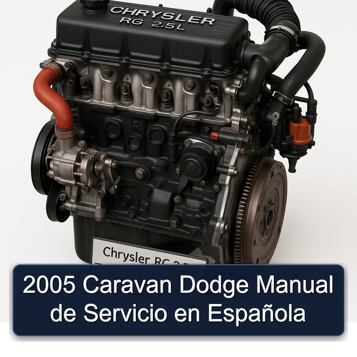 2005 Chrysler RG 2.5l Caravan Dodge De Servicio En Española Service Repair Workshop Manual PDF