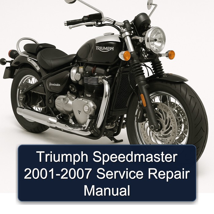 2001-2007 Triumph Speedmaster Service Repair Workshop Manual PDF