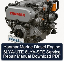 Yanmar Marine Diesel Engine 6LYA-UTE 6LYA-STE Service Repair Workshop Manual PDF