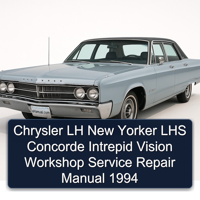 1994 Chrysler New Yorker LH LHS Concorde Intrepid Vision Service Repair Workshop Manual PDF