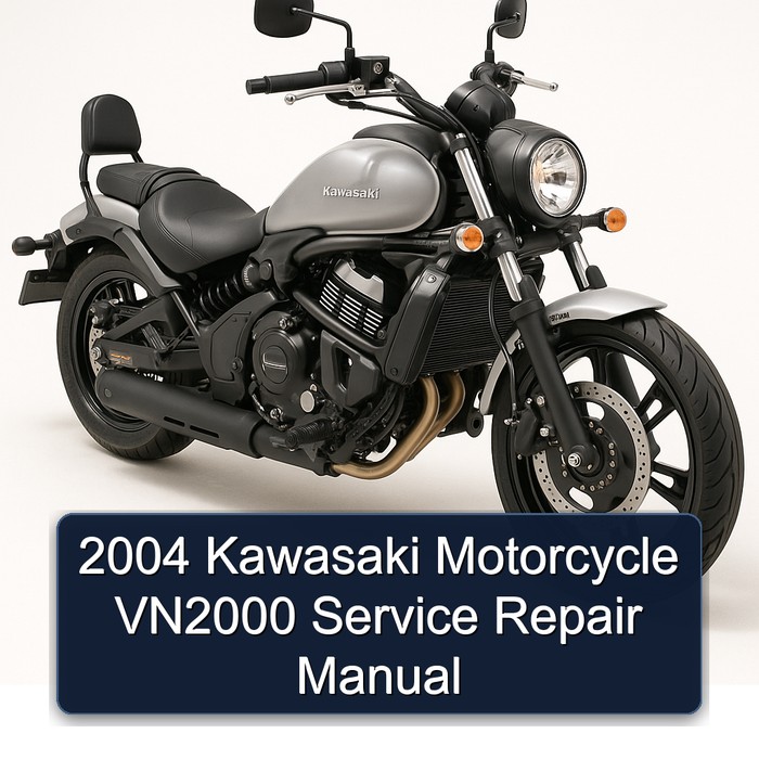 2004 Kawasaki Motorcycle VN2000 Service Repair Workshop Manual PDF