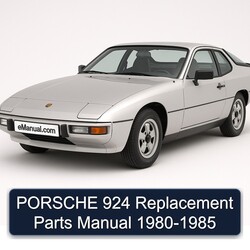 PORSCHE 924 Replacement Parts Manual 1980-1985 