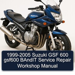 1999-2005 Suzuki GSF 600 gsf600 BAndIT Service Repair Workshop Manual 