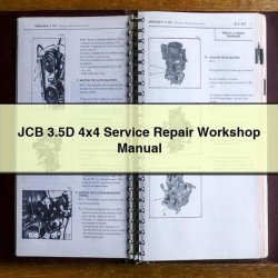 JCB 3.5d 4x4 Service Repair Workshop Manual PDF