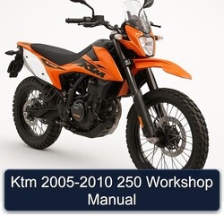 2005-2010 KTM 250 Service Repair Workshop Manual PDF