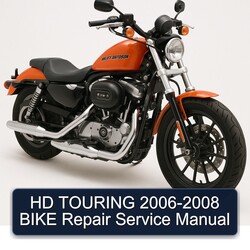 2006-2008 Harley Davidson Touring HD - Bike Service Repair Workshop Manual PDF