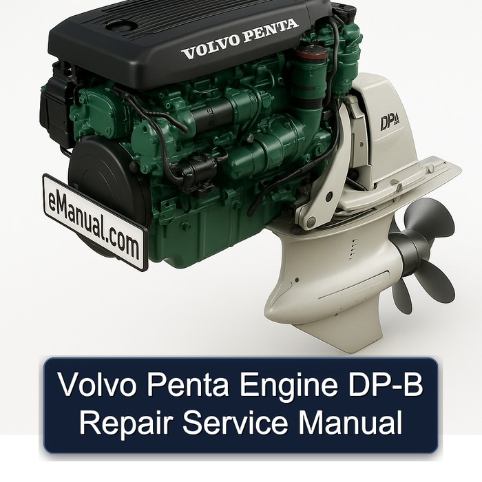 Volvo Penta Engine DP-B Service Repair Workshop Manual PDF