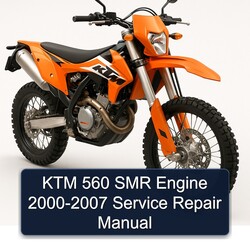 2000-2007 KTM 560 SMR Engine Service Repair Workshop Manual PDF
