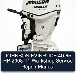 2008-2011 Johnson Evinrude HP Service Repair Workshop Manual PDF