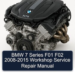 2008-2015 BMW 7 Series F01 F02 Service Repair Workshop Manual PDF