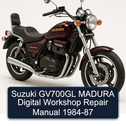 1984-1987 Suzuki Madura GV700GL Digital Service Repair Workshop Manual PDF