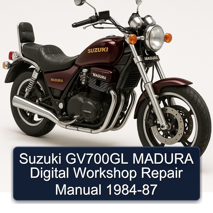 1984-1987 Suzuki Madura GV700GL Digital Service Repair Workshop Manual PDF