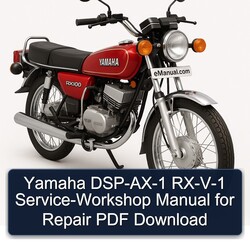 Yamaha RX Models Dsp-ax-1 Rx-v-1 Service Repair Workshop Manual PDF