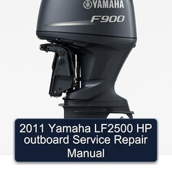 2011 Yamaha LF2500 HP outboard Manual de servicio y reparación 