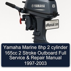 1997-2003 Yamaha Marine 8HP 2 Cylinder 165CC Stroke Outboard Service Repair Workshop Manual PDF