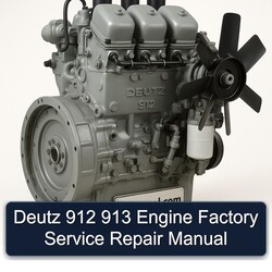 Deutz 912 913 Engine Service Repair Workshop Manual PDF