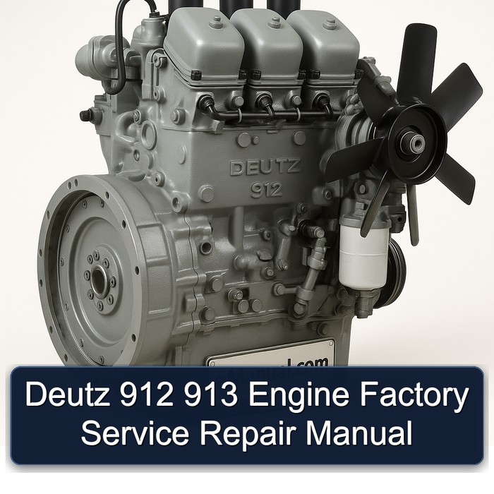 Deutz 912 913 Engine Service Repair Workshop Manual PDF