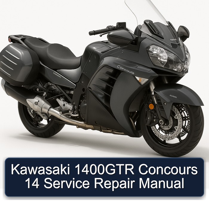 Kawasaki Concours Models 1400GTR 14 Service Repair Workshop Manual PDF
