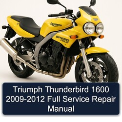 2009-2012 Triumph Thunderbird Service Repair Workshop Manual PDF