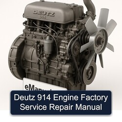 Deutz 914 Engine Service Repair Workshop Manual PDF