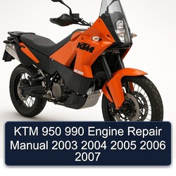 2003-2007 KTM 950 990 Engine Service Repair Workshop Manual PDF