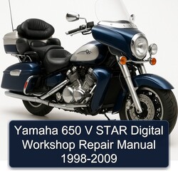 1998-2009 Yamaha Royal Star Venture 650 V Digital Service Repair Workshop Manual PDF