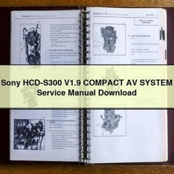 Manual de Servicio del Sistema AV Compacto Sony HCD-S300 V1.9 (PDF)