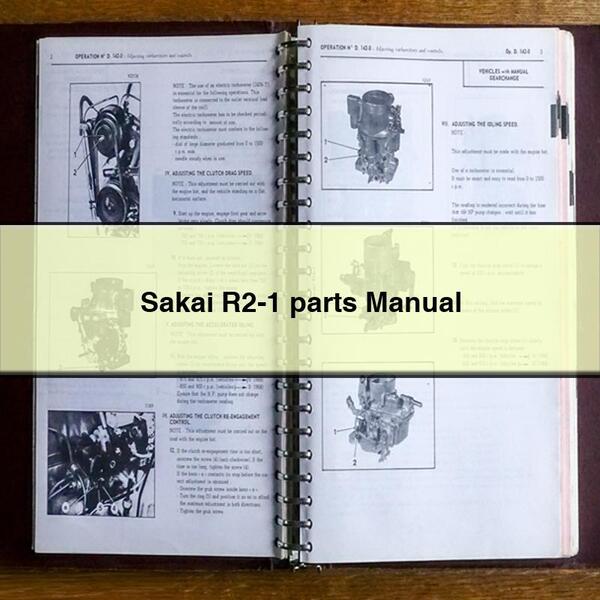 Sakai R2-1 Parts Catalog PDF