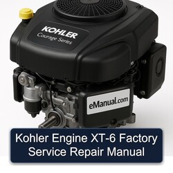 Kohler Courage Series Engine XT-6 Service Repair Workshop Manual PDF