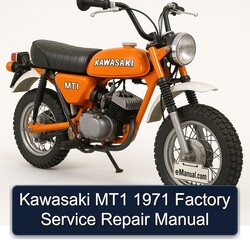1971 Kawasaki MT1 Service Repair Workshop Manual PDF