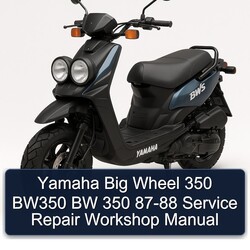 1987-1988 Yamaha Big Wheel 350 BW350 Bw Service Repair Workshop Manual PDF