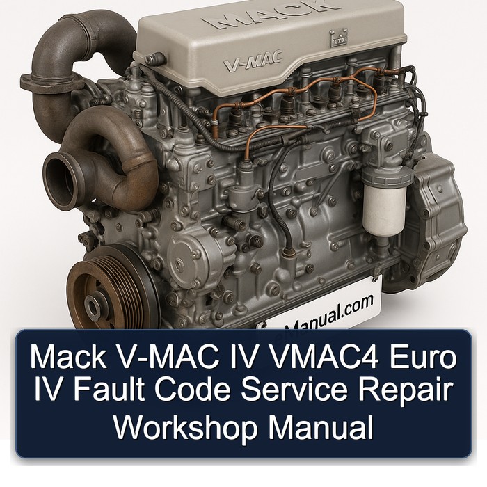 Mack V-MAC IV Vmac4 Euro Fault Code Service Repair Workshop Manual PDF