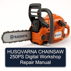 Husqvarna Chainsaw 250PS Digital Service Repair Workshop Manual PDF