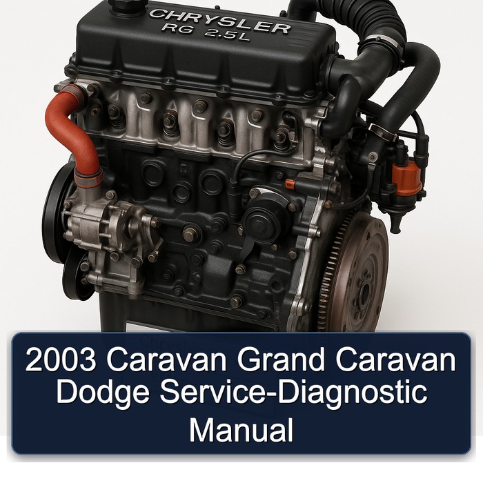 2003 Chrysler RG 2.5l Caravan Grand Dodge -diagnostic Service Repair Workshop Manual PDF