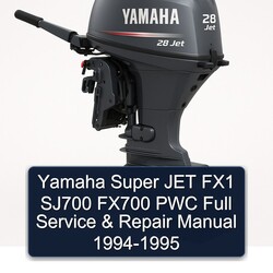 1994-1995 Yamaha Super JET FX1 SJ700 FX700 PWC Service Repair Workshop Manual PDF