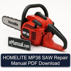 Homelite MP38 SAW Service Repair Workshop Manual PDF
