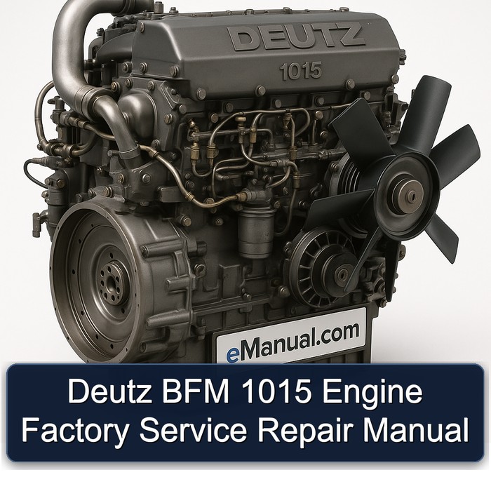 Deutz 1015 BFM Engine Service Repair Workshop Manual PDF