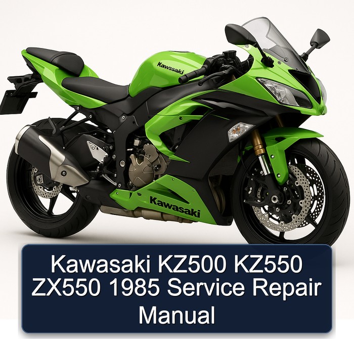 1985 Kawasaki ZX Models KZ500 KZ550 ZX550 Service Repair Workshop Manual PDF